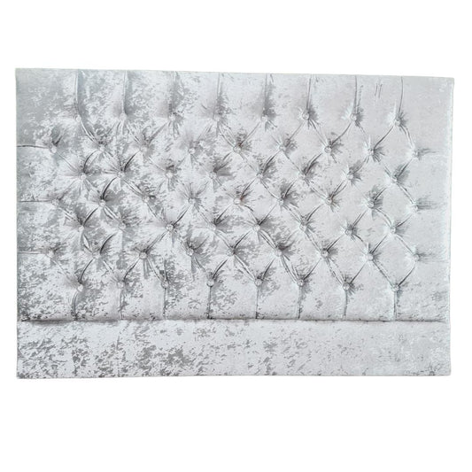 Velvet Headboard - Grey