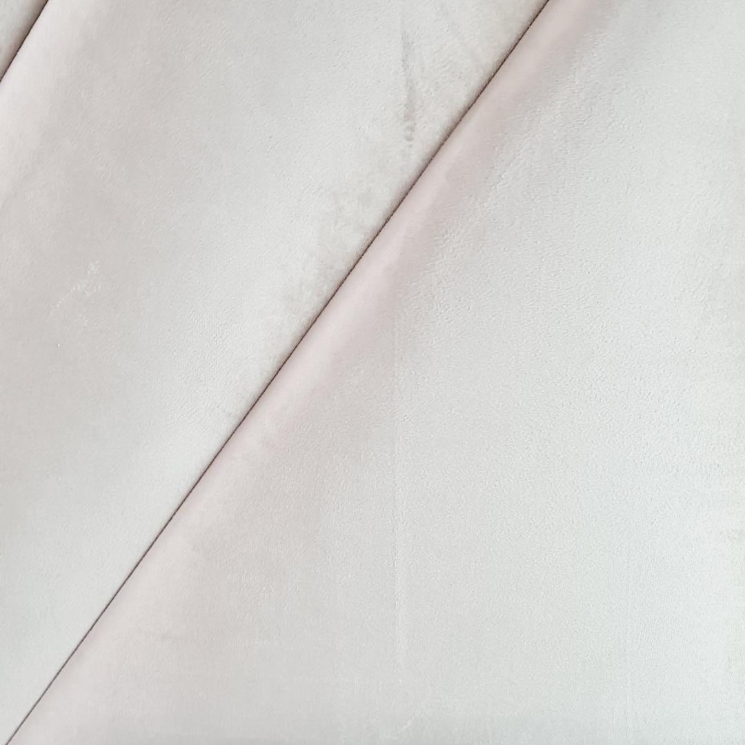 Velvet Headboard - Off White striped diagonally