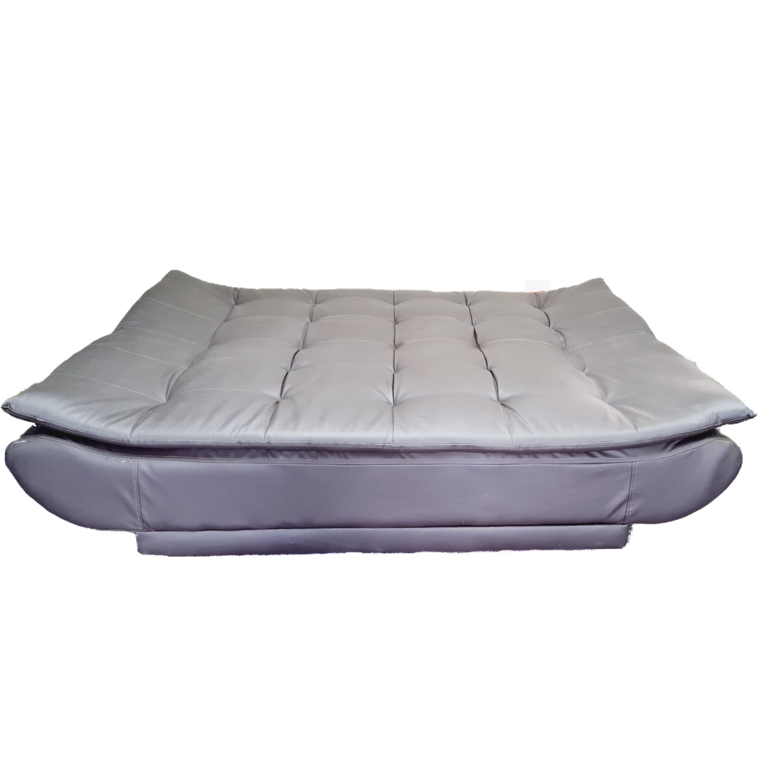 Leather Gotham Sleeper Couch- Brown