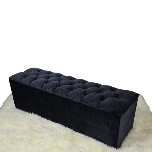 All black rectangular prism