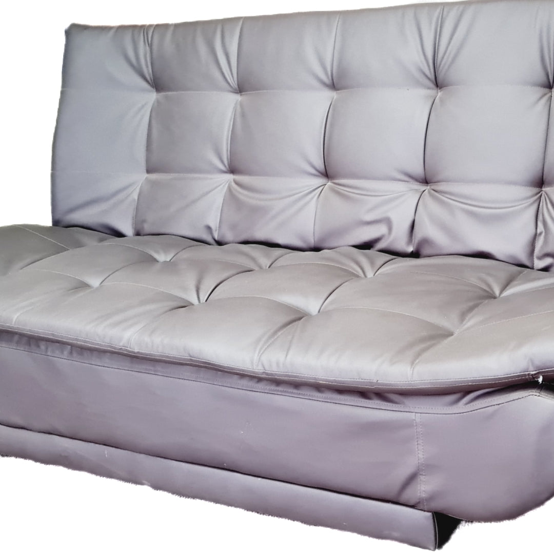 Leather Gotham Sleeper Couch- Brown
