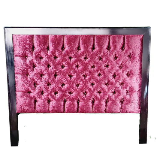 Velvet Material Headboards - Red velvet